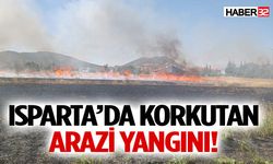 Isparta’da Korkutan Arazi Yangını!