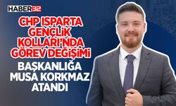 CHP Isparta Gençlik Kolları’nda Görev Değişimi