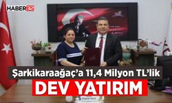 Şarkikaraağaç’a 11,4 Milyon TL’lik Dev Yatırım