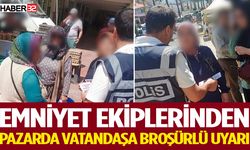 Isparta Emniyetinden Halk Pazarında Bilgilendirme Faaliyeti