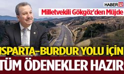 Isparta Milletvekili Mehmet Uğur Gökgöz'den Müjde
