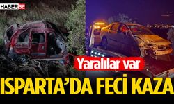 Isparta’da geceyi kâbusa çeviren kaza: 7 yaralı