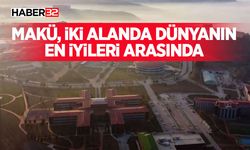 MAKÜ, İki Alanda Dünyanın En İyileri Arasında