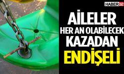 Isparta’da Parkta Tehlike Saçan Salıncak!