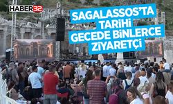 Sagalassos’ta Tarihi Gecede Binlerce Ziyaretçi!