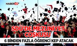 SDÜ’de Mezuniyet Coşkusu
