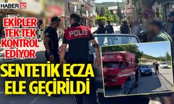 Denetimde 28 Sentetik Ecza Bulundu