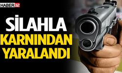 Silahla karnından yaralandı