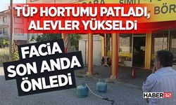 Tüp Hortumu Patladı, Alevler Yükseldi
