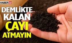 Demlikte kalan çayı atmayın! İşte yapabilecekleriniz...