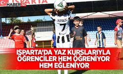 Isparta’da Yaz Kurslarıyla Öğrenciler Hem Öğreniyor Hem Eğleniyor