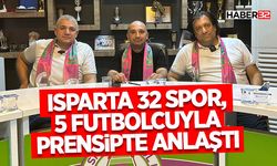 Isparta 32 Spor, 5 futbolcuyla prensipte anlaştı