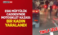 Eski Müftülük Caddesi’nde Motosiklet Kazası: Bir Kadın Yaralandı
