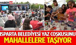Isparta Belediyesi yaz coşkusunu mahallelere taşıyor
