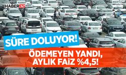 Ödemeyen Yandı, Aylık Faiz %4,5!