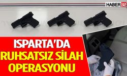 Isparta'da Ruhsatsız Silah Operasyonu