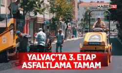 Yalvaç’ta 3. Etap Asfaltlama Tamam