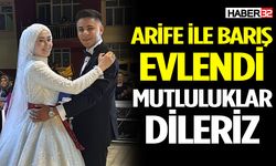 Arife Önal ile Barış Çırpan evlendi
