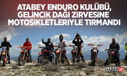 Atabey Enduro Kulübü, Gelincik Dağı Zirvesine Motosikletleriyle Tırmandı