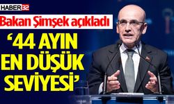 Bakan Şimşek açıkladı: 44 ayın en düşük seviyesi