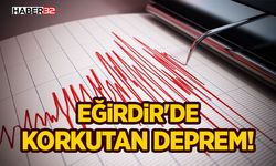 Eğirdir'de Korkutan Deprem - Vatandaşlar Sokağa Döküldü