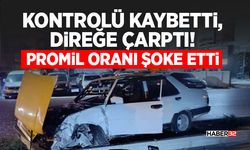 Kontrolü Kaybetti, Direğe Çarptı! Promil Oranı Şoke Etti