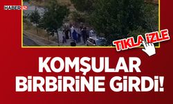 Komşular Birbirine Girdi!-Kavga Kamerada
