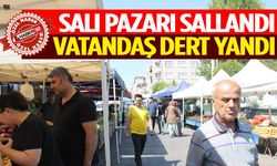 Salı Pazarı Sallandı, Vatandaş Dert Yandı