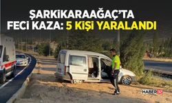 Şarkikaraağaç’ta Feci Kaza - 5 Kişi Yaralandı!