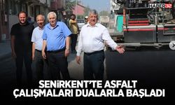 Senirkent’te Asfalt Çalışmaları Dualarla Başladı