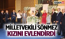 Milletvekili Sönmez kızını evlendirdi