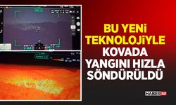 Bu Yeni Teknolojiyle Kovada Yangını Hızla Söndürüldü