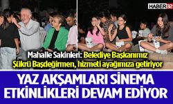 Yaz Akşamları Sinema Etkinlikleri Devam Ediyor