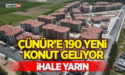Çünür'e Yapılacak 190 Konut İçin İhale Yarın Yapılıyor
