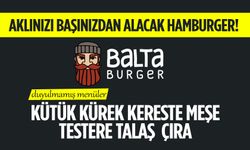 Balta Burger Isparta'da açıldı..