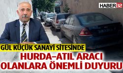 Sanayi Sitesi’nde Hurda ve Atıl Araçlar Kaldırılacak