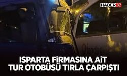 Isparta Firmasına Ait Tur Otobüsü Bozüyük’te Tırla Çarpıştı