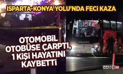 Isparta-Konya Yolu'nda Feci Kaza