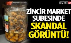 Isparta’da Zincir Markette Skandal Görüntüler