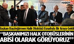 Başkan Başdeğirmen Halk Otobüsü Esnafıyla Bir Araya Geldi