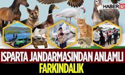Isparta Jandarmasından Anlamlı Farkındalık