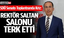 Senato Toplantısında Kriz: Rektör Saltan Salonu Terk Etti