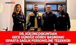 Görev Başındaki Isparta Sağlık Personeline Teşekkür