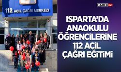 Isparta’da Anaokulu Öğrencilerine 112 Acil Çağrı Eğitimi