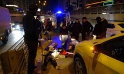 Yavaşlayan trafiği son anda fark etti, önce otomobile ardından bariyere çarptı