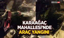 Karaağaç Mahallesi’nde Araç Yangını