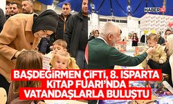 Başdeğirmen çifti, 8. Isparta Kitap Fuarı’nda vatandaşlarla buluştu