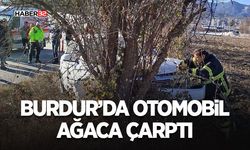 Burdur’da Otomobil Ağaca Çarptı