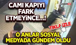Camı kapıyı fark etmeyince…! - O Anlar Sosyal Medyada