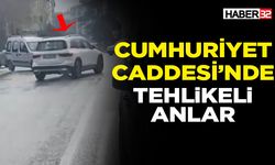 Cumhuriyet Caddesi'nde Sorumsuz Sürücü Tepki Çekti!